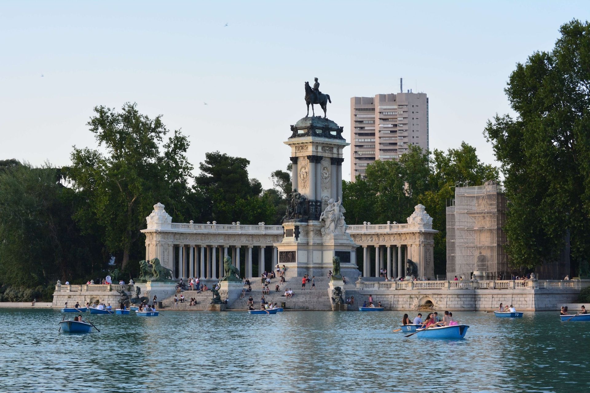 El Retiro Park is one of the best parks in the capital